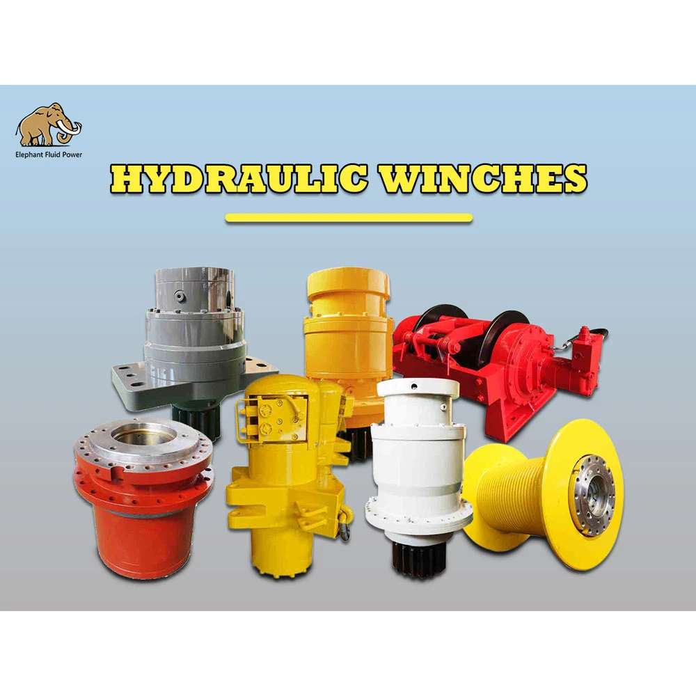 Hydraulic winch & slewing reducer