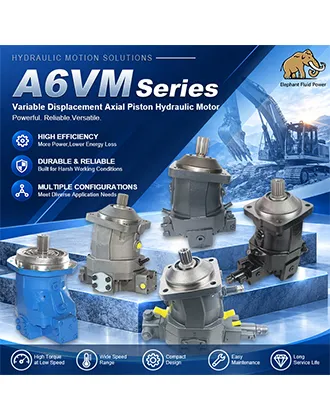 A6VM Series Variable Displacement Axial Piston Hydraulic Motor